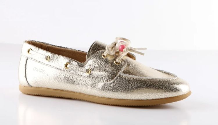  (LATTY crackled - Mocassins | Champagne) - Bonne Shoe Online