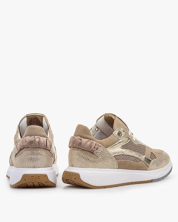 Floris van Bommel Suvi dames sneaker goud | Bonne Shoe