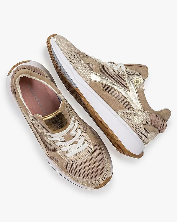 Floris van Bommel Suvi dames sneaker goud | Bonne Shoe