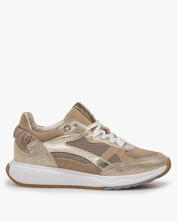 Floris van Bommel Suvi dames sneaker goud | Bonne Shoe