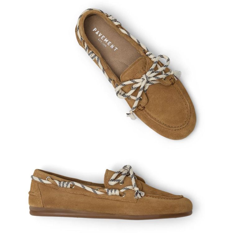 (25590 Marin Bold lace Tan suède 255) - Bonne Shoe Online